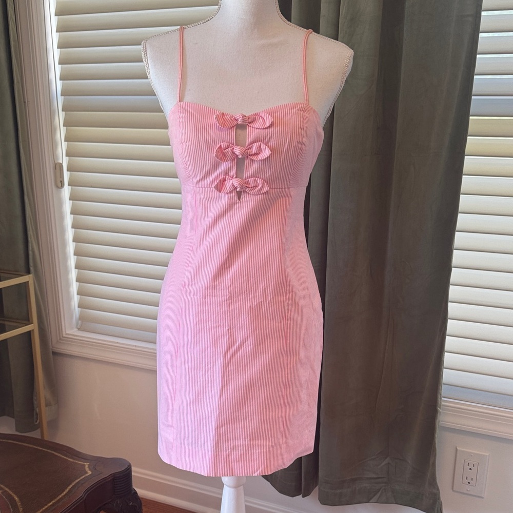 Lilly Pulitzer Pink and White Dress